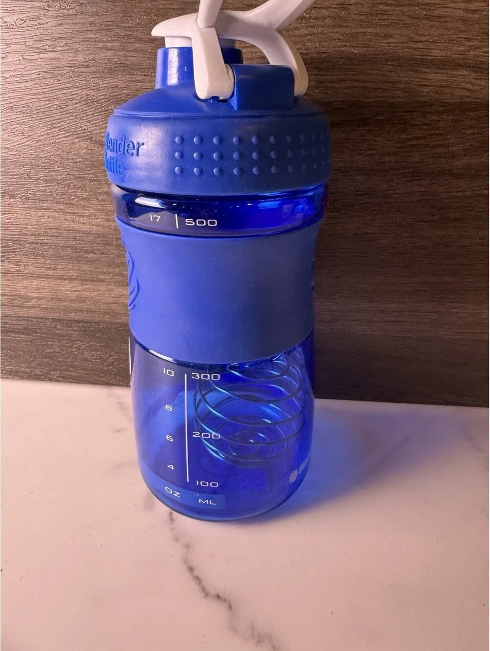 BRAND NEW BlenderBottle SportMixer 17oz Blue Shaker Bottle BlenderBall